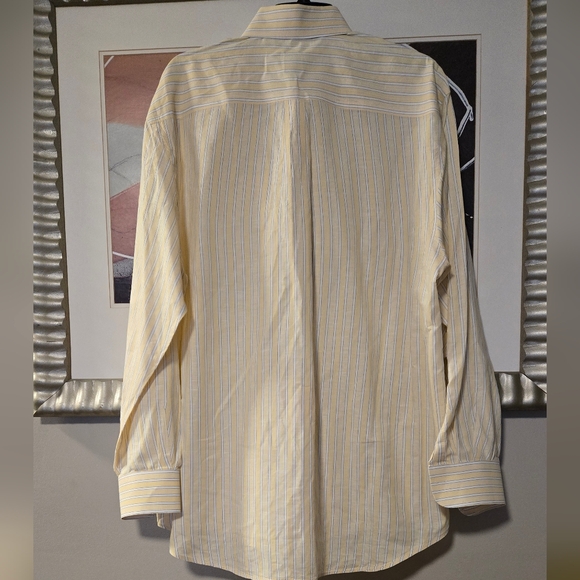 Peter Millar Men  Shirt Size Large Long Slevee 100% Cotton Botton Front - Picture 3 of 10